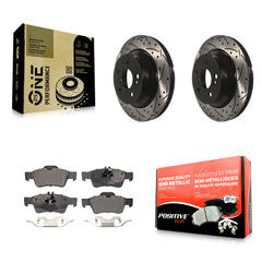 Transit Auto KDF-100478 Disc Brake Kit for 2003-2016 Mercedes-Benz E350, Mercedes-Benz E400 and More - Rear