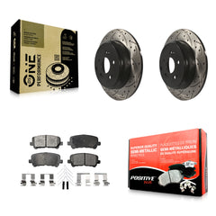 Transit Auto KDF-100488 Disc Brake Kit for 2007-2017 Honda Odyssey, Acura ZDX and More - Rear