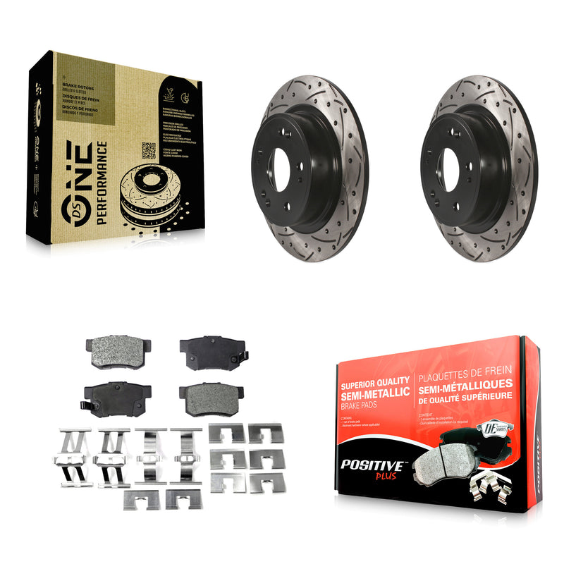 Transit Auto KDF-100490 Disc Brake Kit for 2005-2022 Acura ILX, Honda Accord - Rear