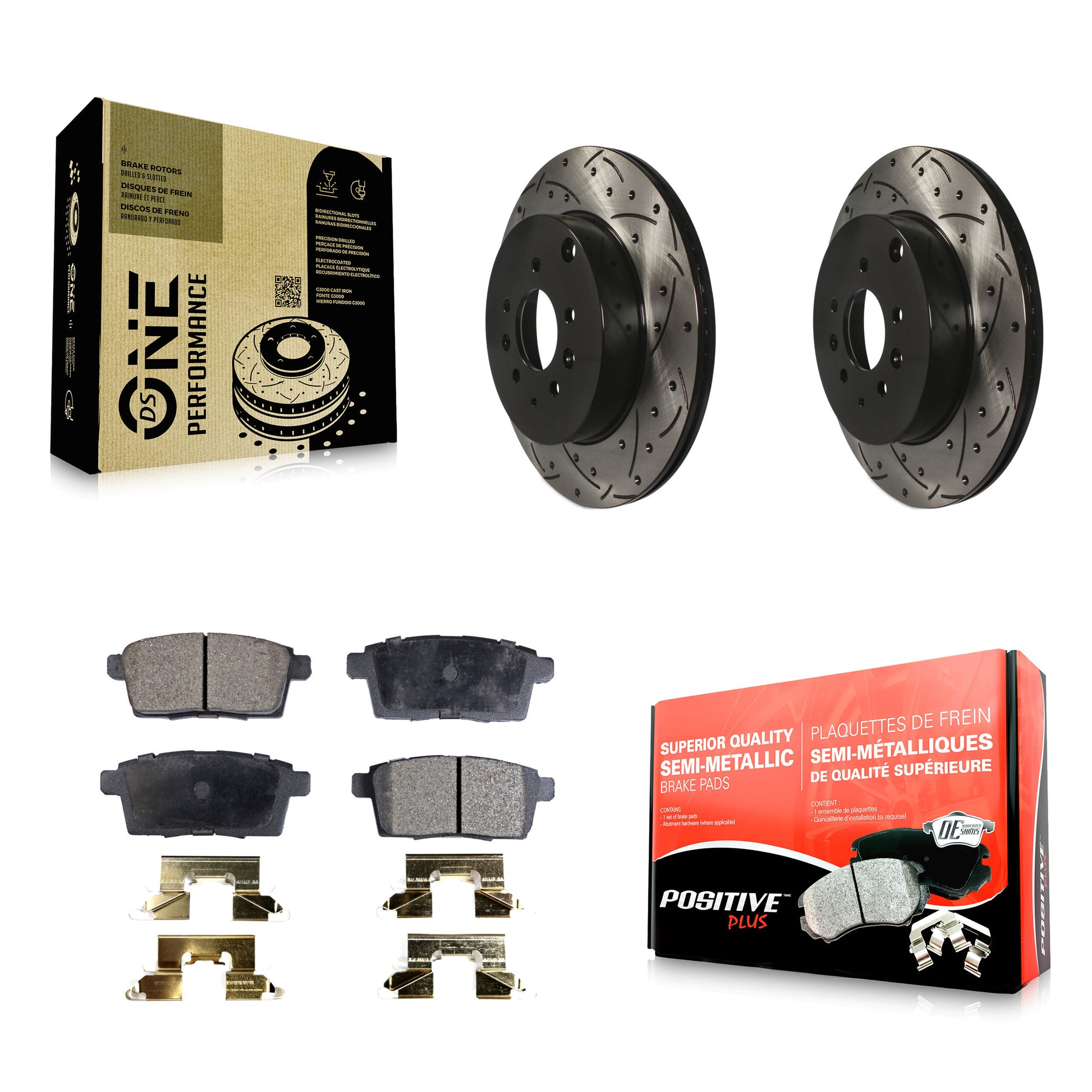 Transit Auto KDF-100491 Disc Brake Kit for 2007-2015 Mazda CX-9 - Rear