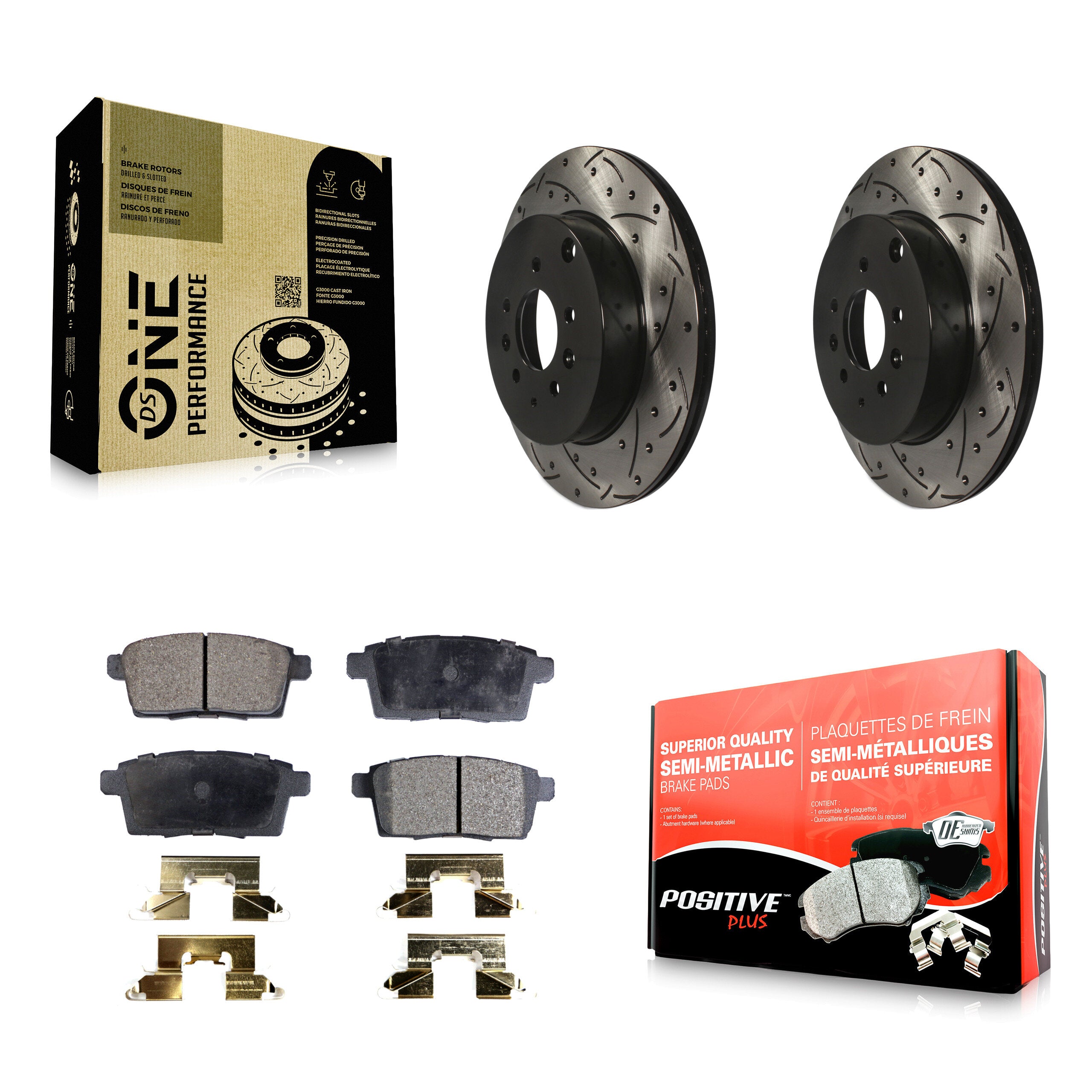 Transit Auto KDF-100491 Disc Brake Kit for 2007-2015 Mazda CX-9 - Rear