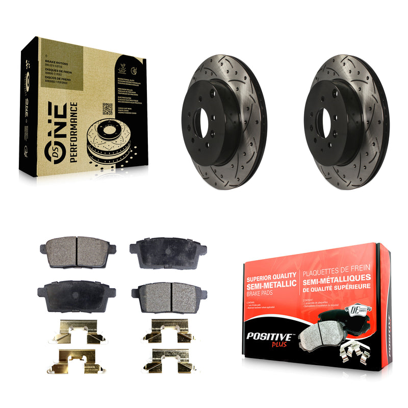 Transit Auto KDF-100491 Disc Brake Kit for 2007-2015 Mazda CX-9 - Rear