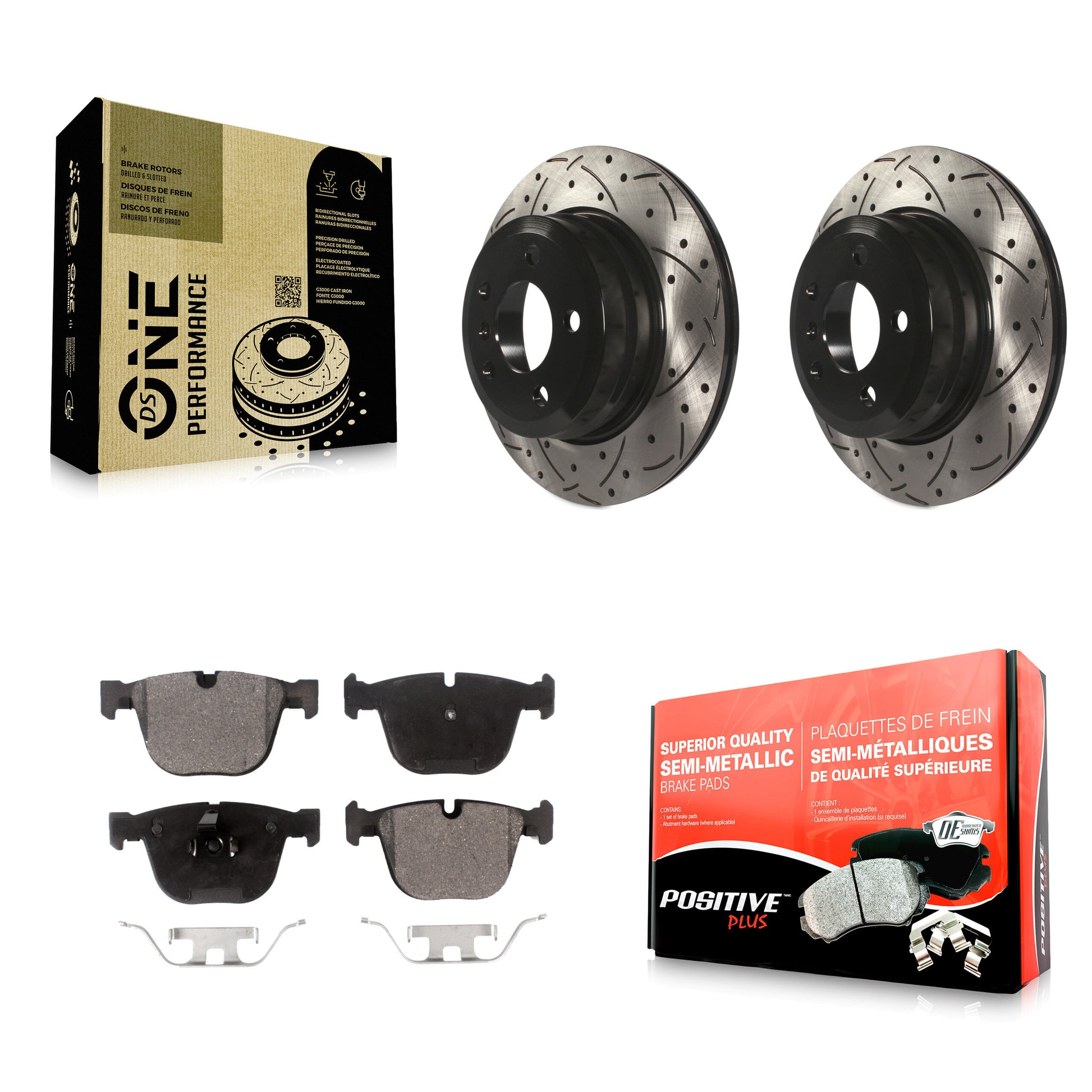 Transit Auto KDF-100494 Disc Brake Kit for 2009 BMW X6 - Rear