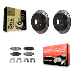 Transit Auto KDF-100499 Disc Brake Kit for 2008-2016 Scion FR-S, Subaru Impreza and More - Rear