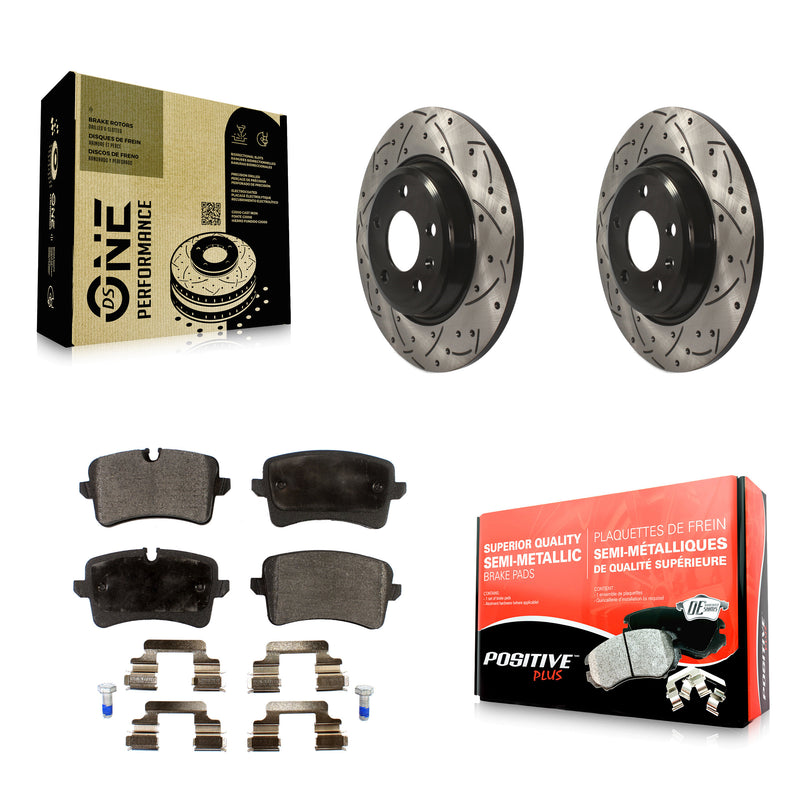 Transit Auto KDF-100503 Disc Brake Kit for 2012-2013 Audi A6, Audi A6 Quattro, Audi A7 Quattro - Rear