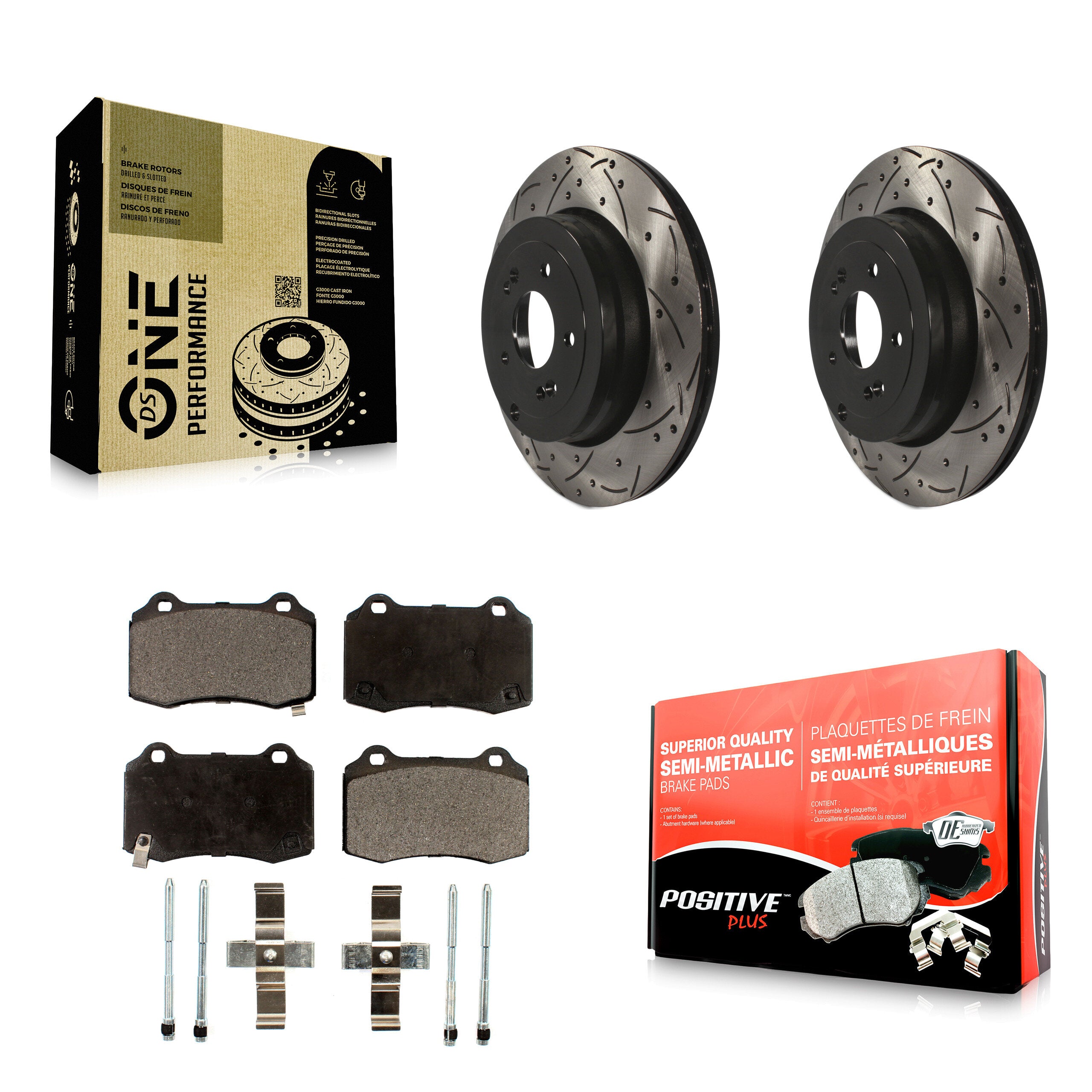 Transit Auto KDF-100506 Disc Brake Kit for 2010-2016 Hyundai Genesis Coupe - Rear