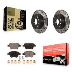 Transit Auto KDF-100514 Disc Brake Kit for 2010-2018 Volkswagen Jetta, Volkswagen GTI and More - Rear