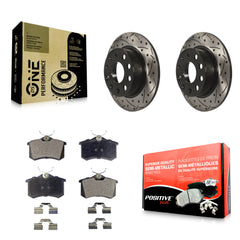 Transit Auto KDF-100515 Disc Brake Kit for 2017-2019 Volkswagen Golf Alltrack - Rear