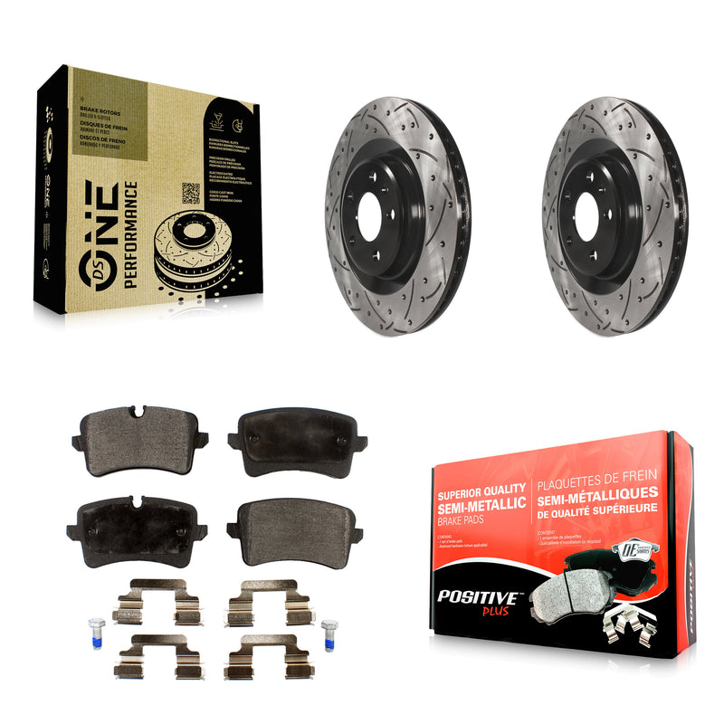 Transit Auto KDF-100518 Disc Brake Kit for 2011-2018 Porsche Macan, Audi A7 Quattro and More - Rear