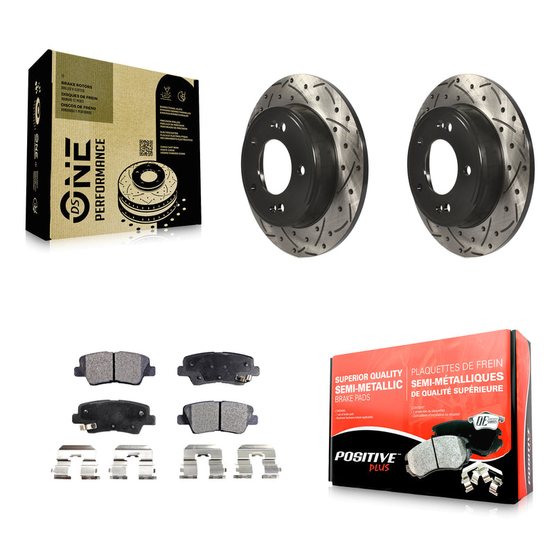 Transit Auto KDF-100523 Disc Brake Kit for 2011-2017 Kia Forte, Kia Forte Koup and More - Rear