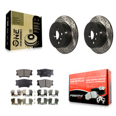 Transit Auto KDF-100527 Disc Brake Kit for 2012-2018 Lexus ES300h, Lexus ES350 and More - Rear