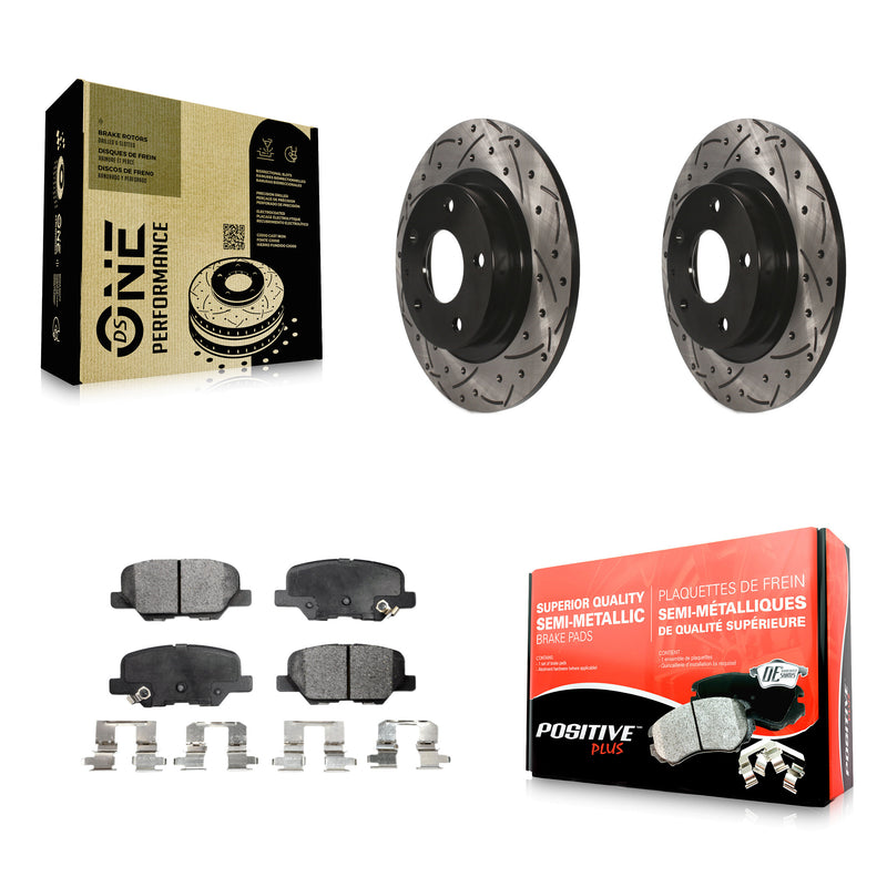 Transit Auto KDF-100530 Disc Brake Kit for 2014-2015 Mazda 6 - Rear