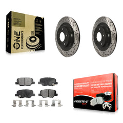Transit Auto KDF-100531 Disc Brake Kit for 2013-2024 Mitsubishi Outlander PHEV, Mitsubishi Outlander and More - Rear