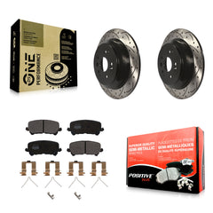 Transit Auto KDF-100532 Disc Brake Kit for 2014-2016 Acura MDX - Rear