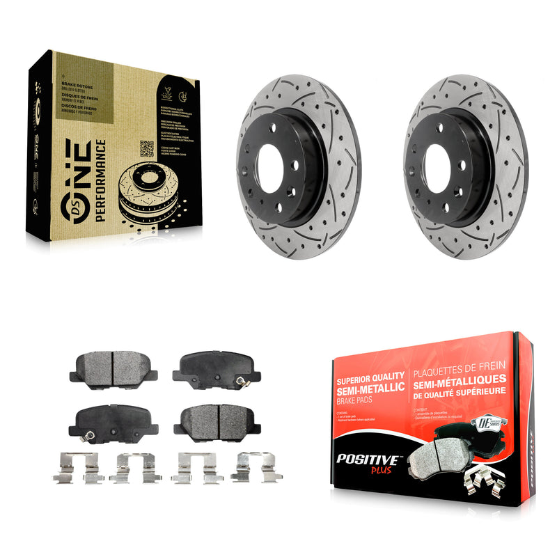 Transit Auto KDF-100538 Disc Brake Kit for 2014-2018 Mazda 3, Mazda 3 Sport - Rear
