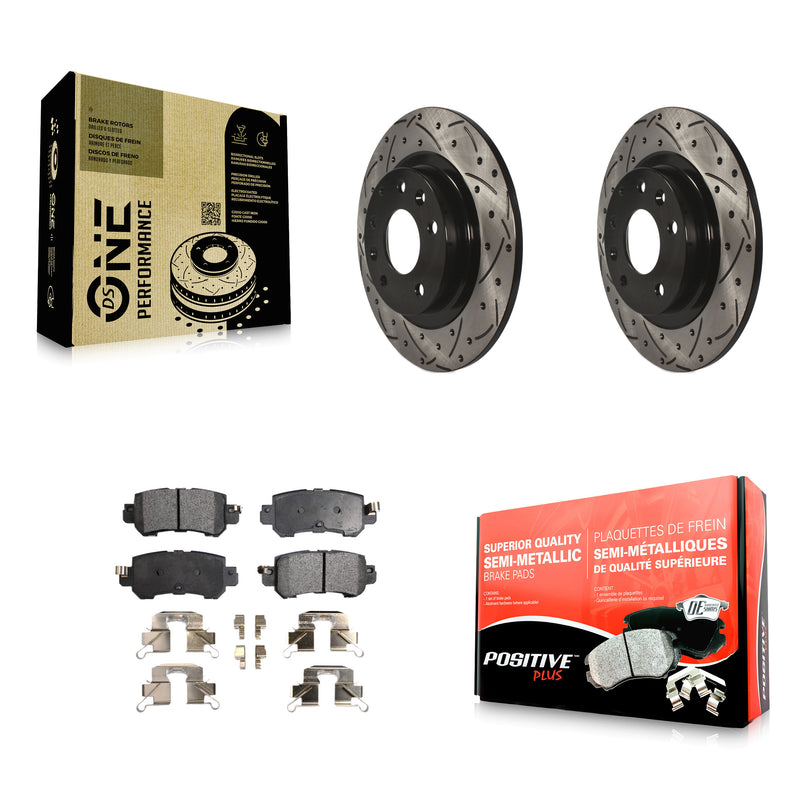 Transit Auto KDF-100541 Disc Brake Kit for 2016-2018 Mazda CX-3 - Rear