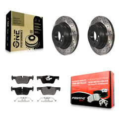 Transit Auto KDF-100544 Disc Brake Kit for 2012-2021 BMW 230i, BMW 230i xDrive and More - Rear