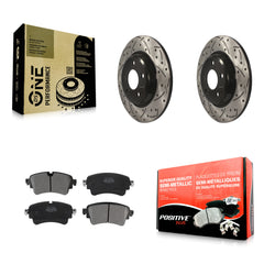 Transit Auto KDF-100554 Disc Brake Kit for 2017-2019 Audi A4, Audi A4 Quattro - Rear