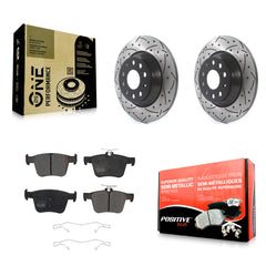 Transit Auto KDF-100564 Disc Brake Kit for 2016-2025 Audi Q3, Volkswagen Jetta and More - Rear