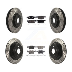 Transit Auto KDF-100566 Disc Brake Kit for 2018-2020 Lincoln Continental - Front and Rear