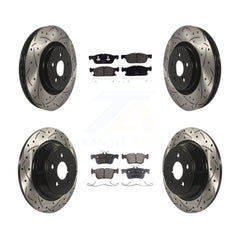 Transit Auto KDF-100568 Disc Brake Kit for 2017-2020 Lincoln Continental, Ford Fusion, Lincoln MKZ - Front and Rear