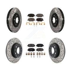 Transit Auto KDF-100569 Disc Brake Kit for 2015-2022 Fiat 500X, Jeep Renegade - Front and Rear