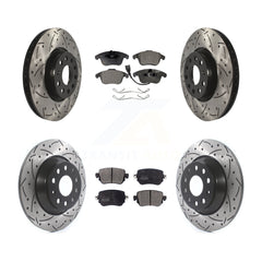 Transit Auto KDF-100573 Disc Brake Kit for 2016-2018 Audi Q3, Audi Q3 Quattro - Front and Rear