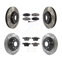 Transit Auto KDF-100577 Disc Brake Kit for 2016-2022 Audi TT Quattro - Front and Rear