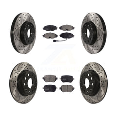 Transit Auto KDF-100579 Disc Brake Kit for 2015-2021 Volkswagen Golf, Volkswagen Golf SportWagen - Front and Rear