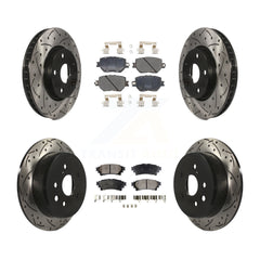 Transit Auto KDF-100582 Disc Brake Kit for 2014-2015 Lexus IS250 - Front and Rear