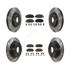 Transit Auto KDF-100588 Disc Brake Kit for 2016-2022 Honda HR-V - Front and Rear