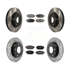 Transit Auto KDF-100589 Disc Brake Kit for 2019-2022 Mazda CX-3 - Front and Rear