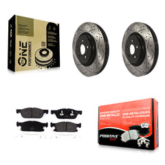 Transit Auto KDF-100592 Disc Brake Kit for 2017-2020 Ford Fusion, Lincoln Continental, Lincoln MKZ - Front