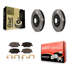 Transit Auto KDF-100593 Disc Brake Kit for 2015-2022 Jeep Compass, Fiat 500X, Jeep Renegade - Front