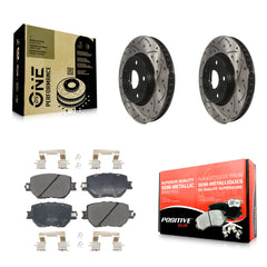 Transit Auto KDF-100599 Disc Brake Kit for 2014-2015 Lexus IS250 - Front