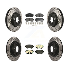 Transit Auto KDF-100602 Disc Brake Kit for 2016-2018 Mazda 6 - Front and Rear