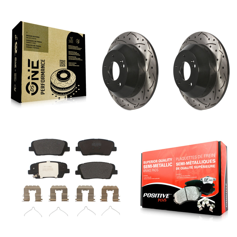 Transit Auto KDF-100606 Disc Brake Kit for 2014-2015 Kia Sorento - Rear