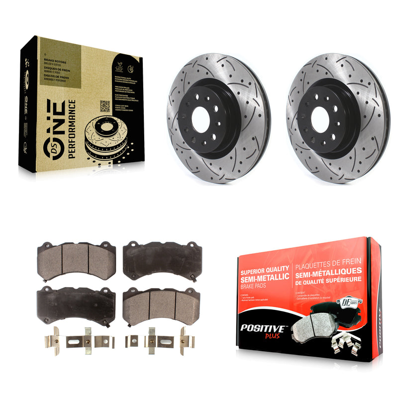 Transit Auto KDF-100609 Disc Brake Kit for 2016 Cadillac CTS - Front