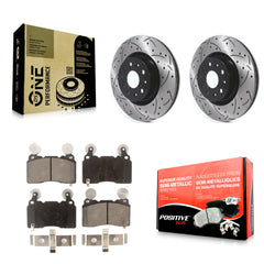Transit Auto KDF-100610 Disc Brake Kit for 2014-2022 Chevrolet Camaro, Cadillac CT6, Cadillac CTS - Front