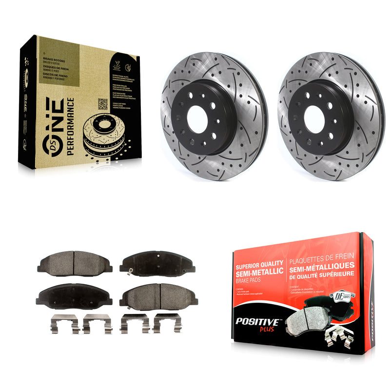 Transit Auto KDF-100613 Disc Brake Kit for 2014 Cadillac CTS - Front