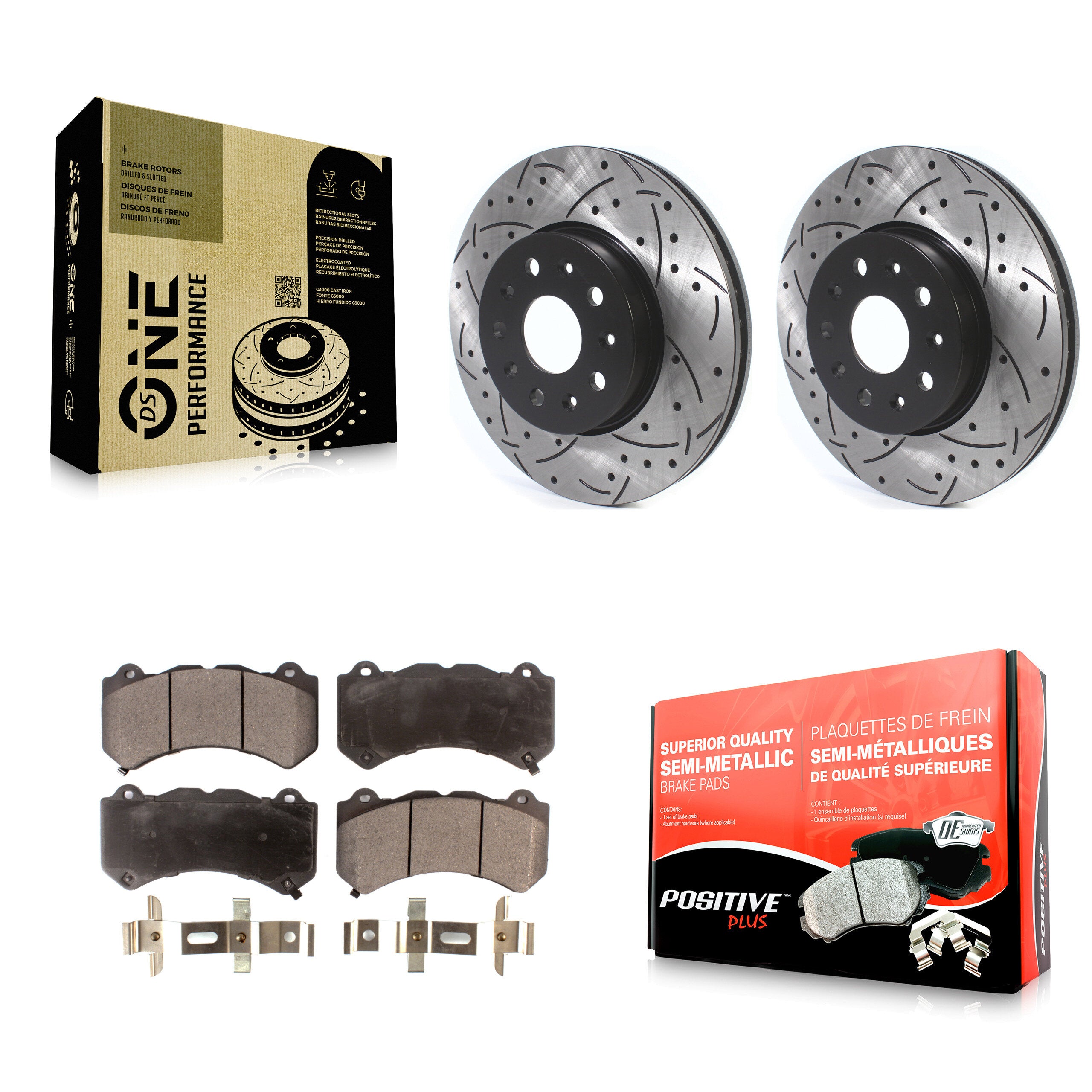 Transit Auto KDF-100614 Disc Brake Kit for 2019-2020 Chevrolet Camaro - Front