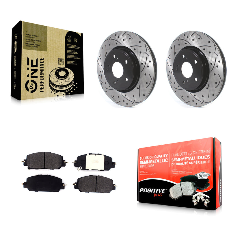 Transit Auto KDF-100637 Disc Brake Kit for 2017-2023 Honda HR-V, Honda CR-V - Front