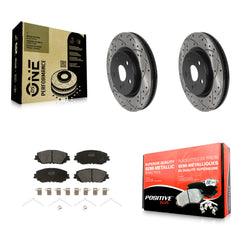 Transit Auto KDF-100638 Disc Brake Kit for 2018-2024 Toyota Camry, Toyota Prius Prime and More - Front