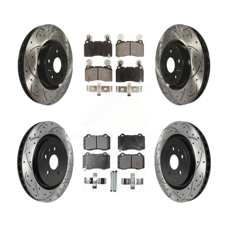Transit Auto KDF-100643 Disc Brake Kit for 2010-2015 Chevrolet Camaro - Front and Rear