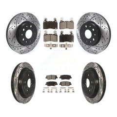 Transit Auto KDF-100651 Disc Brake Kit for 2016-2019 Cadillac CTS - Front and Rear