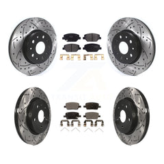 Transit Auto KDF-100652 Disc Brake Kit for 2016-2020 Chevrolet Camaro - Front and Rear