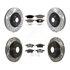 Transit Auto KDF-100654 Disc Brake Kit for 2013-2018 Ford Focus - Front and Rear