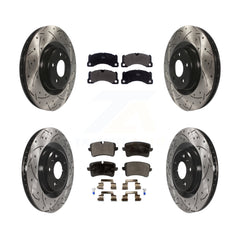 Transit Auto KDF-100660 Disc Brake Kit for 2017 Porsche Macan - Front and Rear