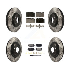 Transit Auto KDF-100662 Disc Brake Kit for 2016 Audi Q5 - Front and Rear