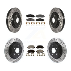 Transit Auto KDF-100666 Disc Brake Kit for 2017-2020 Acura MDX - Front and Rear